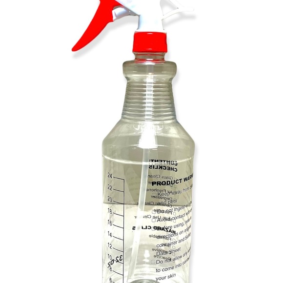 3 Pack Plastic Spray Bottles 32oz 3 Color Tops - Picture 9 of 14